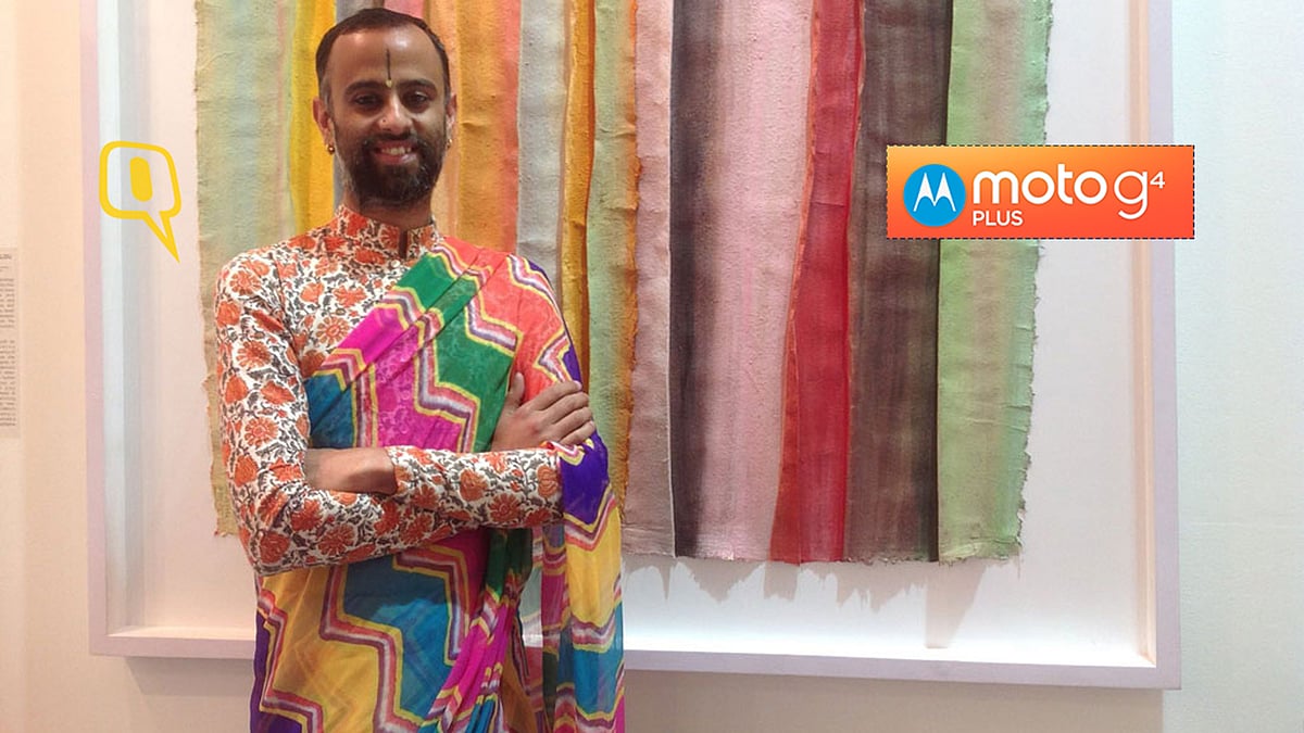 

Himanshu Verma, the ‘Saree Man’ of India. (Photo Courtesy: Saree Man)