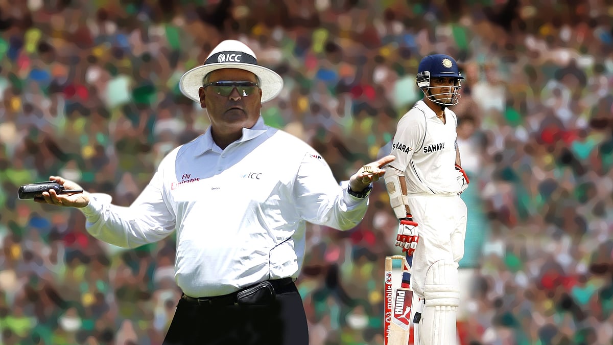 Marais Erasmus (left) and Sourav Ganguly (right). (Photo: Rahul Gupta/<b>The Quint</b>)