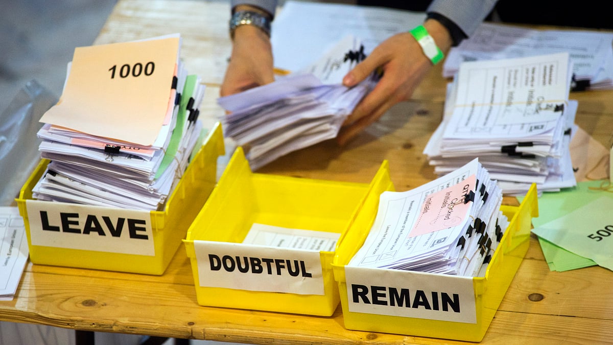 Britain exits EU. (Photo: AP exchange)
