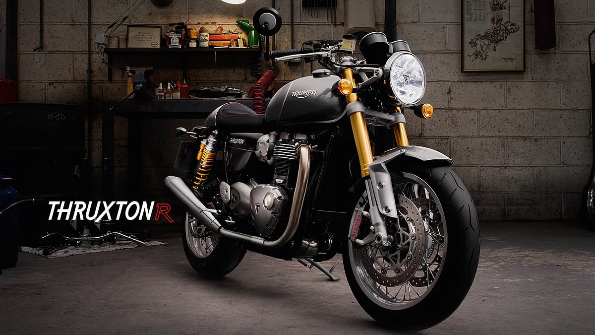Triumph Thruxton R is powered by a 1200-cc engine. (Photo: Triumph)