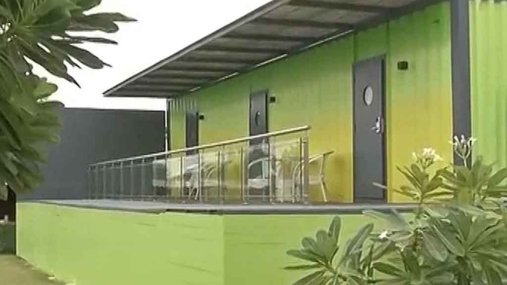Beetle Smartotels, the first portable concept hotel built completely using shipping containers. (Photo: ANI screengrab)