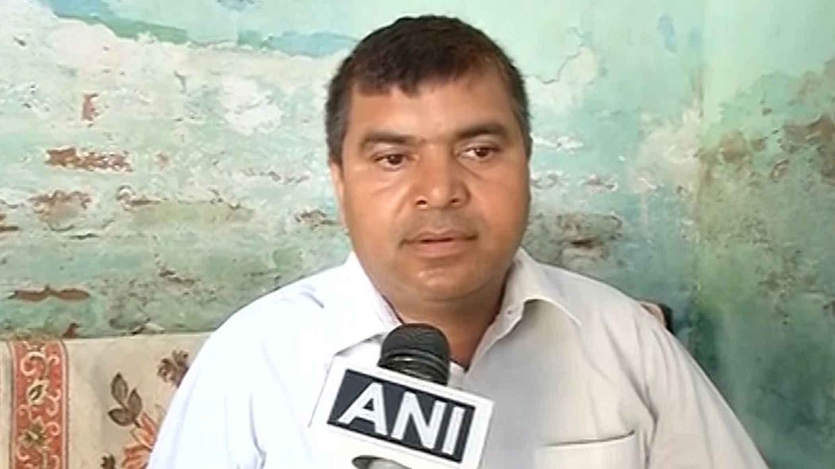 Sanjay Rana, father of the prime accused in the Dadri lynching case. (Photo Courtesy: ANI screengrab)
