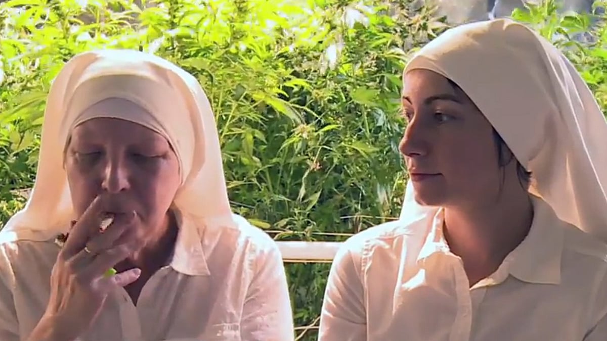 The self-proclaimed nuns ship their products all over the globe and earn a huge profit. (Photo Courtesy: RUPTLY TV screengrab)