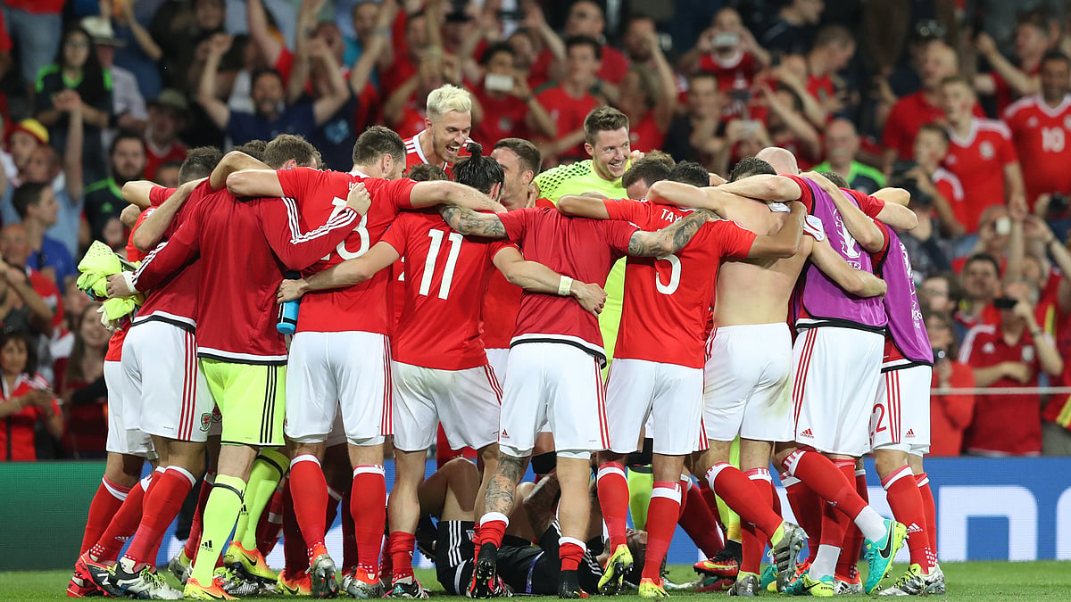 Wales beat Russia 3-0 to win Group B at Euro 2016. (Photo: AP)