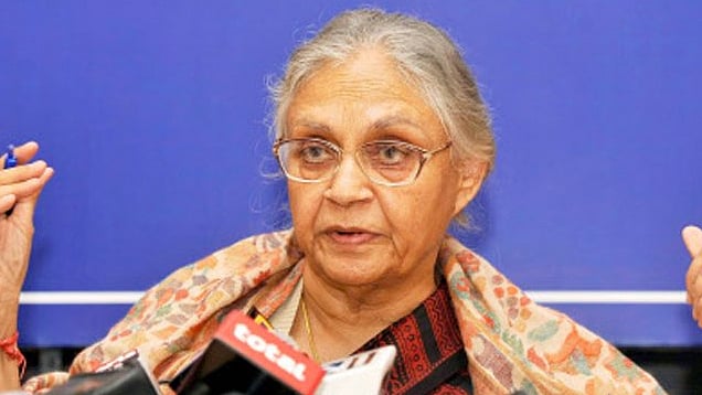 File photo of Sheila Dikshit. (Photo Courtesy: Twitter Screengrab)