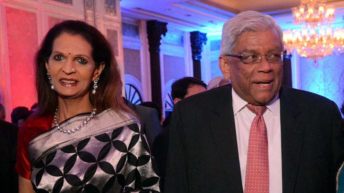 HDFC Chairman Deepak Parekh at the 90th birthday celebration of Queen Elizabeth II in Mumbai on 26 May 2016. (Photo: IANS)