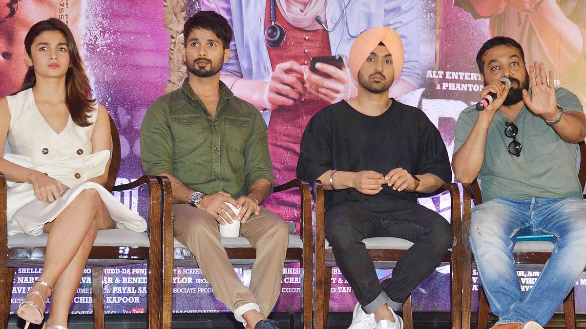 Alia Bhatt, Shahid Kapoor, Diljit Dosanjh and Anurag Kashyap at a press conference for Udta Punjab (Photo:Twitter)