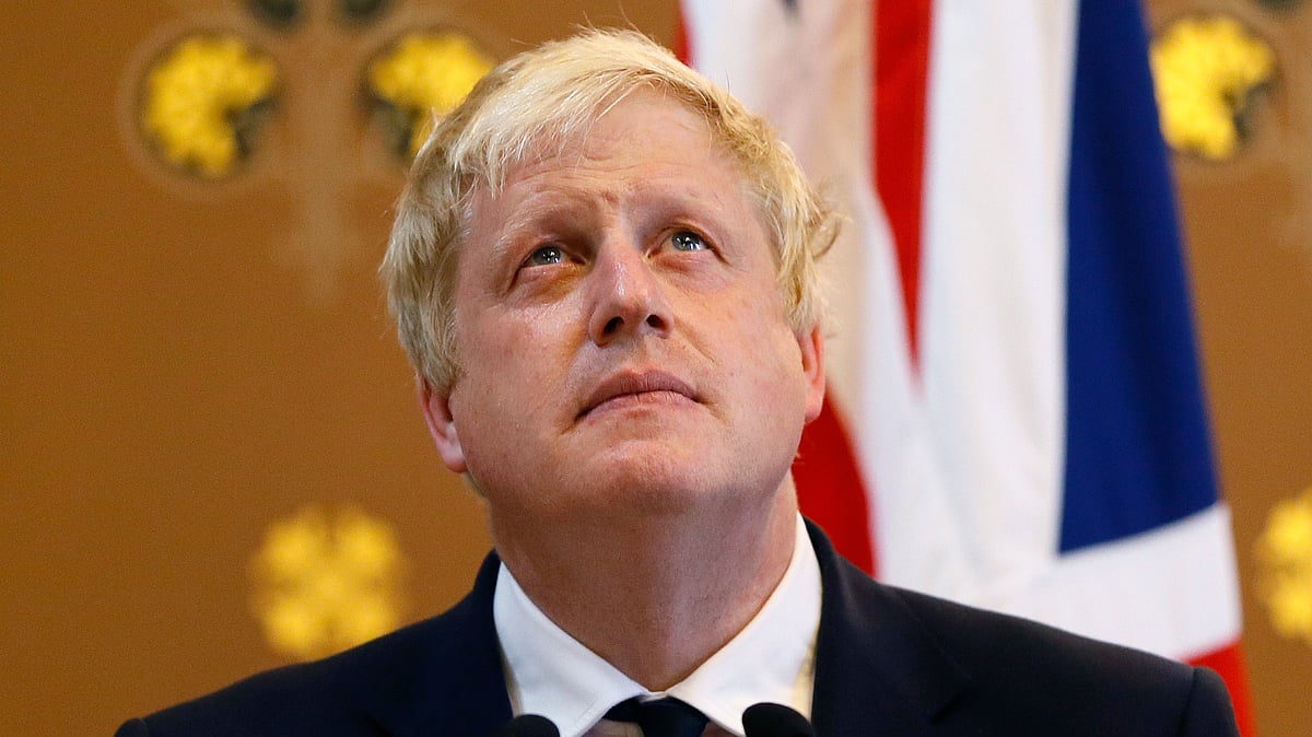 UK PM Boris Johnson.