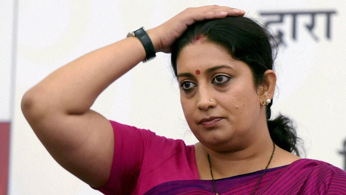 HRD Minister Smriti Irani. (Photo: Youtube <a href="https://www.youtube.com/watch?v=4_D0D3B8oME">screenshot</a>)