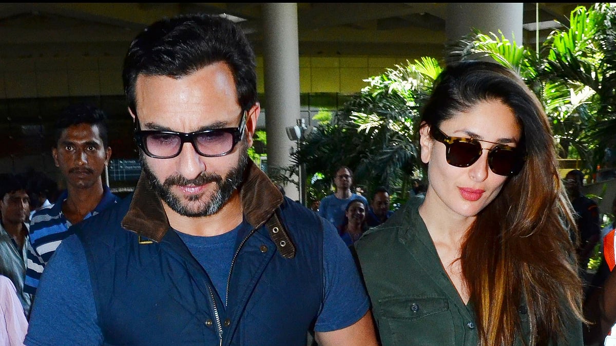Saif Ali Khan with Kareena Kapoor Khan (Photo: Yogen Shah)