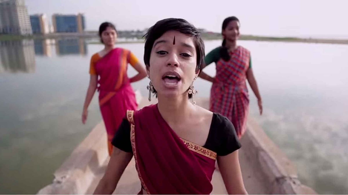 Sophia Ashraf (Photo Courtesy:<a href="http://www.thequint.com/india/2015/08/15/sofia-ashrafs-rap-has-a-note-of-dissent-against-eco-malpractices"> thequint.com</a>)