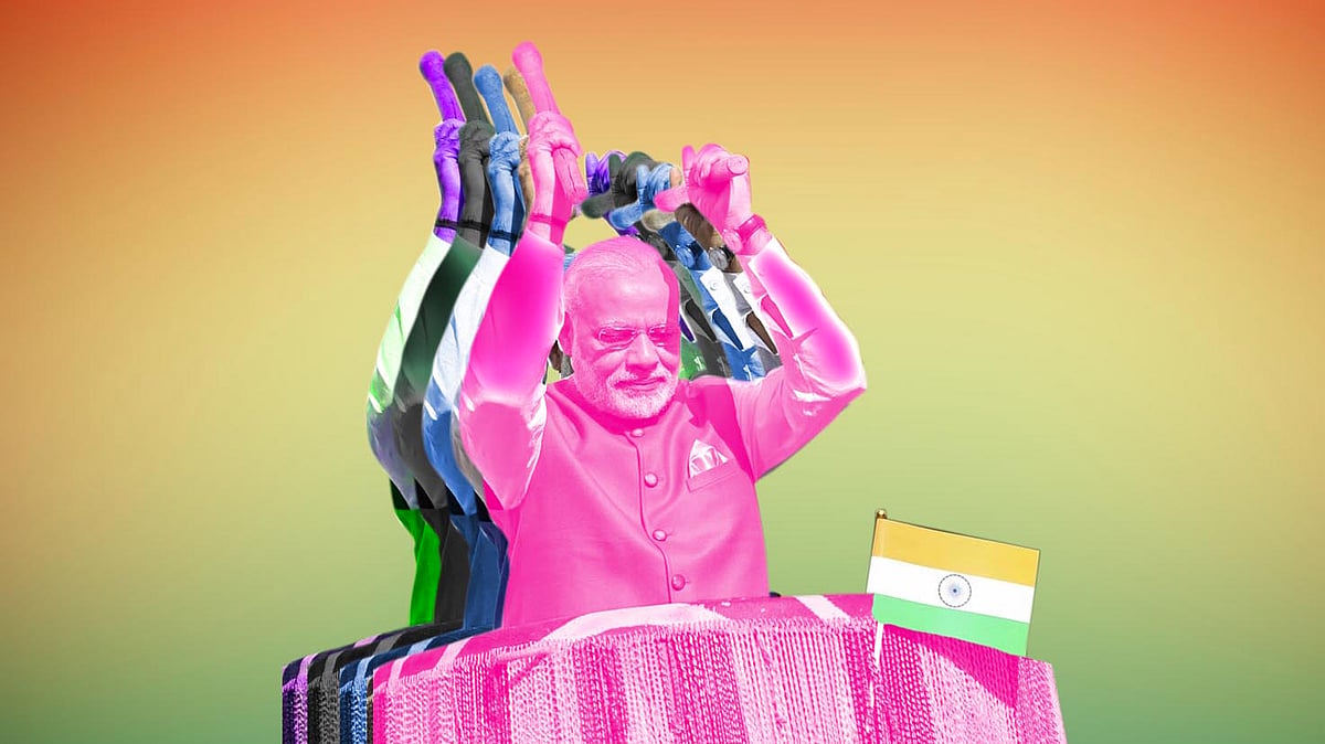Whiplash 2.0 starring PM Modi (Photo: Altered by The Quint)