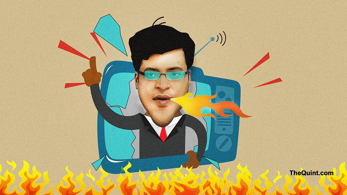 Arnab Goswami has recently come under fire for his ‘tame’ interview with PM Modi. (Photo: Hardeep Singh/ <b>The Quint</b>)