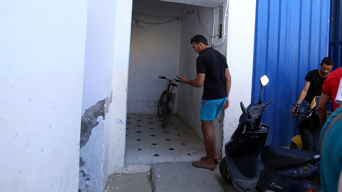 Jabeur Lahouaiej Bouhlel, the brother of Mohamed Lahouaiej Bouhlel at his home. 