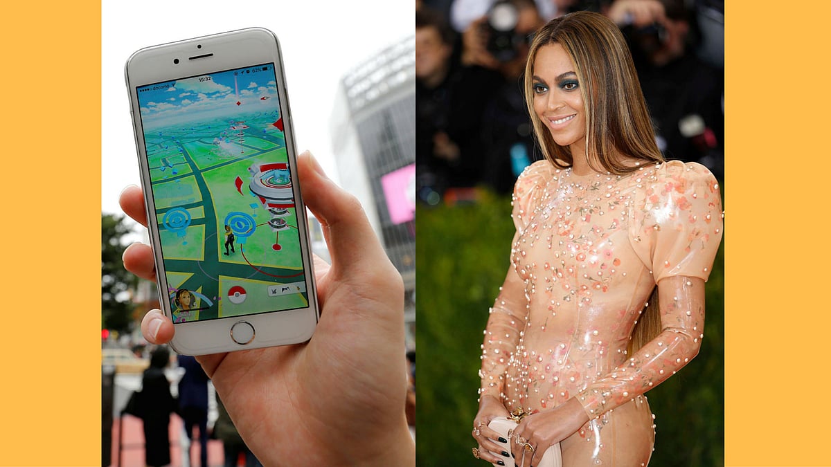 Pokémon GO bombs Beyonce’s concert. (Photos: Reuters)