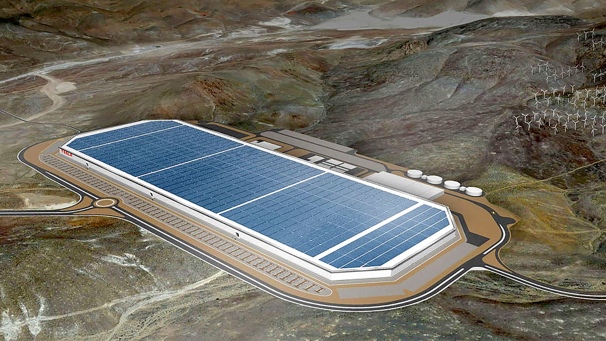 Gigafactory is a monster in the making for Tesla. (Photo Courtesy: Tesla)