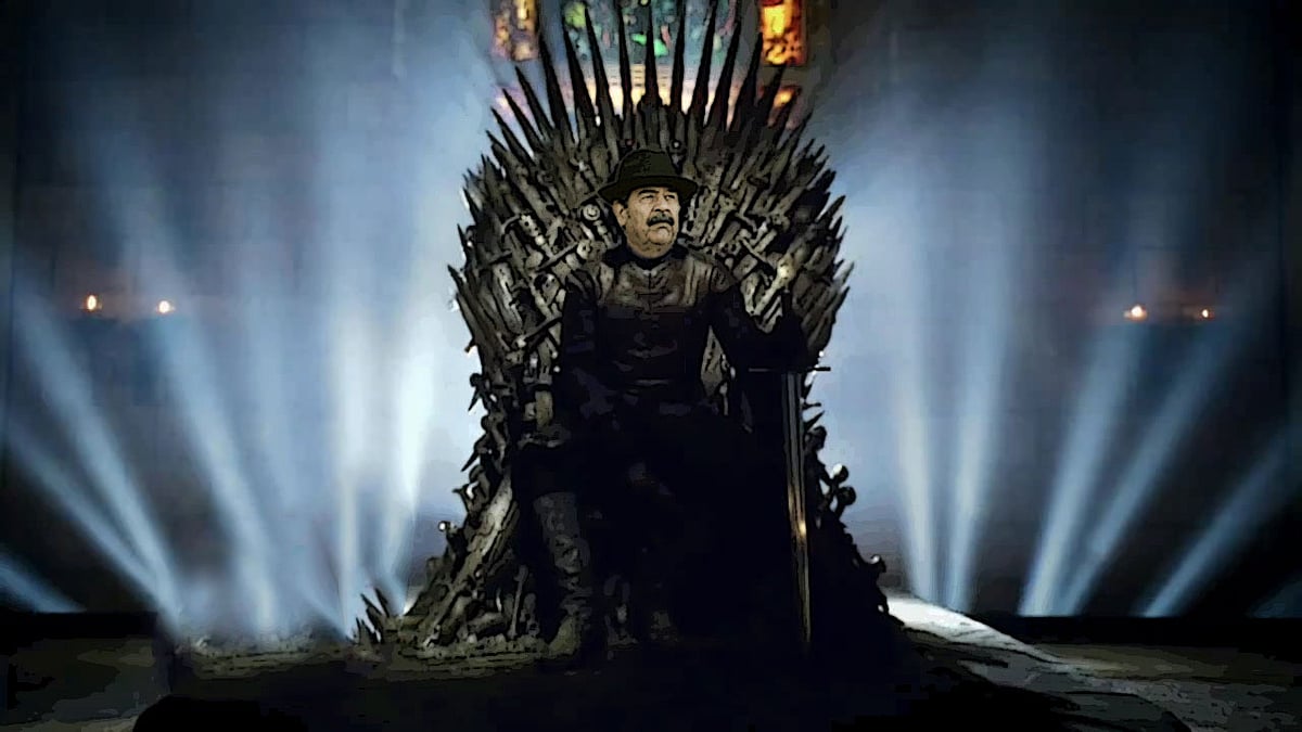 Saddam Hussein’s last book is a cross between <i>Game of Thrones</i> and <i>House of Cards</i>. (Photo: Reuters/Altered by <b>The Quint)</b>