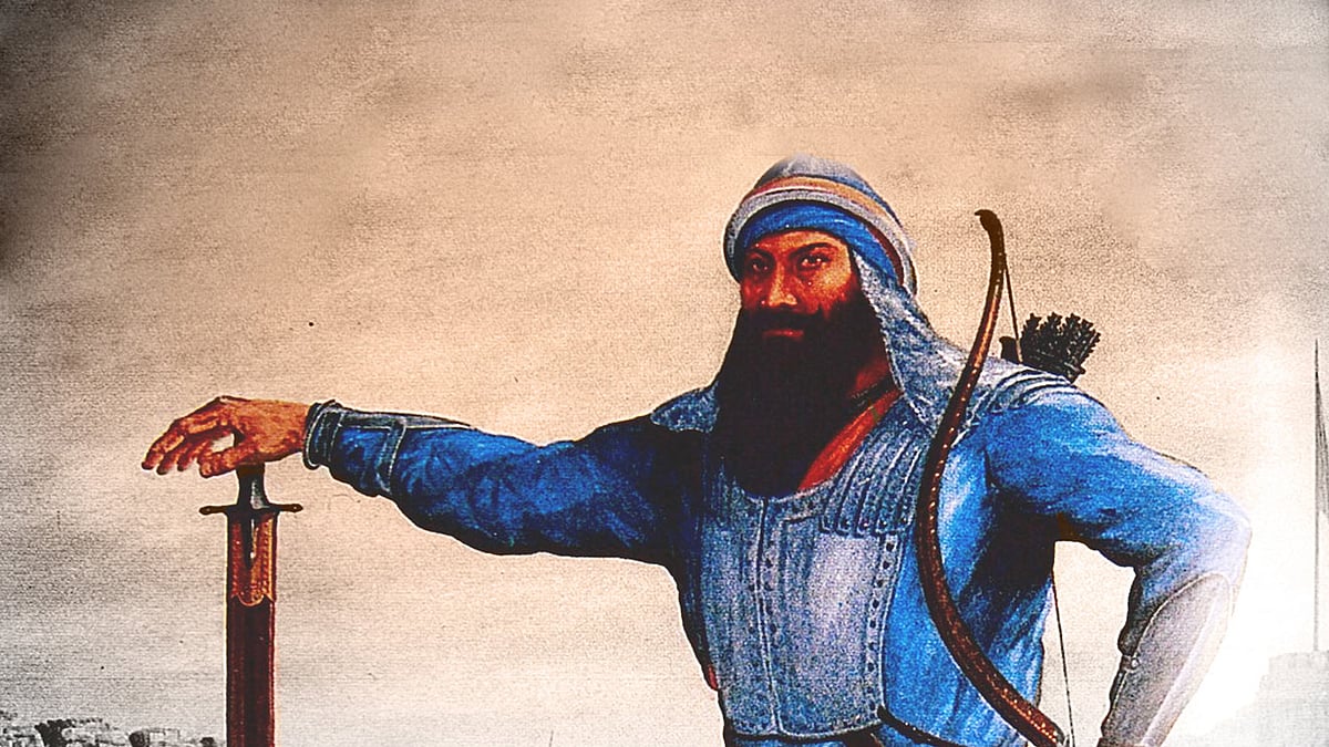 An artist’s impression of Baba Banda Singh Bahadur. (Photo Courtesy: <a href="https://www.google.co.in/url?sa=i&rct=j&q=&esrc=s&source=imgres&cd=&ved=0ahUKEwiNqPPejdrNAhVIVZQKHcUiCqYQjxwIAw&url=http%3A%2F%2Fbhaisahib.org%2Fbanda-singh-bahandur&psig=AFQjCNFeYdx-IrdrHjqCIuEz0Nfutc8vSw&ust=1467731952876180">bhaisahib.org</a>) 