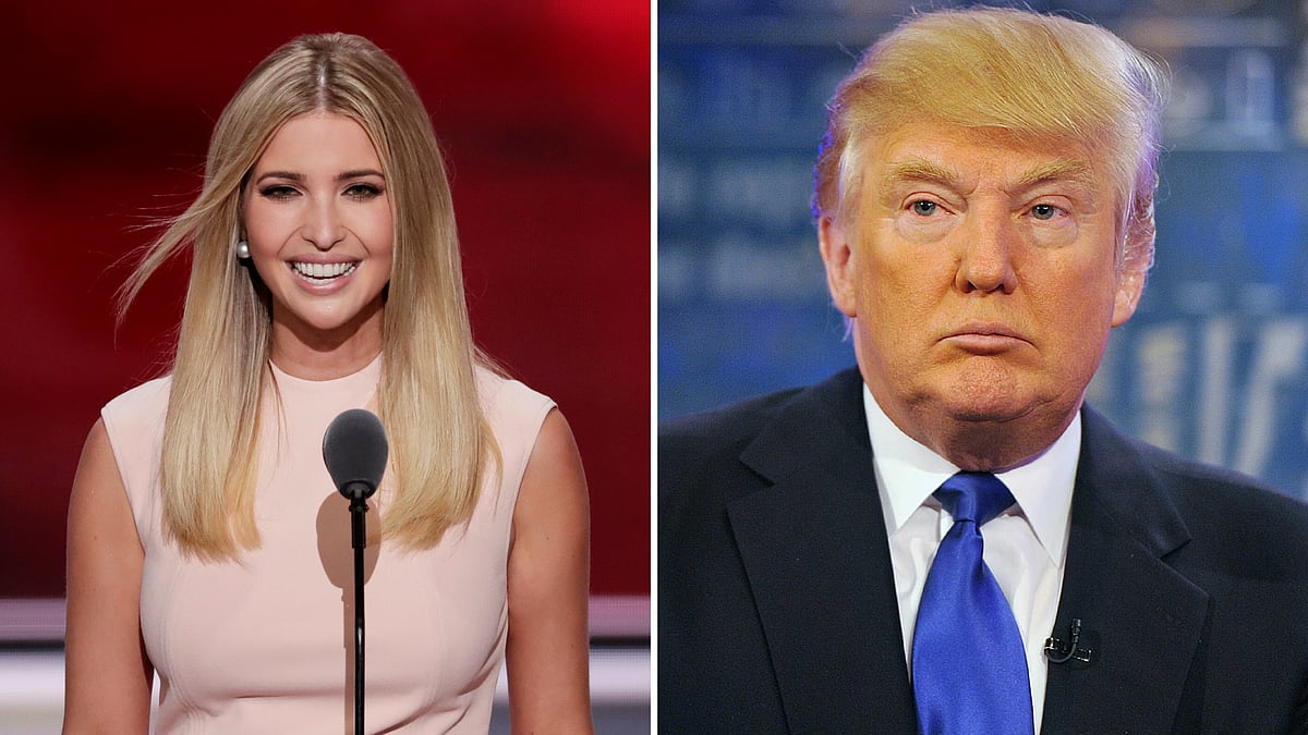 Donald Trump (L) and his daughter Ivanka Trump. (Photo: AP)