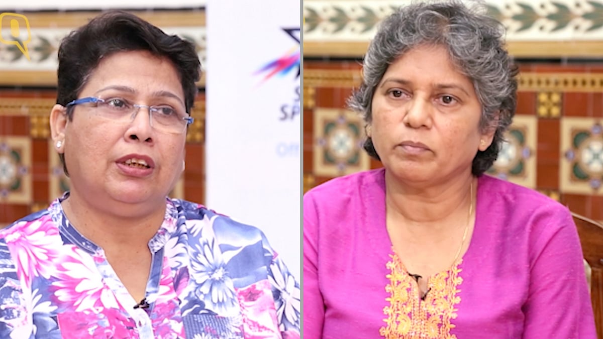 Selma D’Silva (L) and Eliza Nelson (R) were part of India’s hockey squad in 1980 Olympics. (Photo: <b>The Quint</b>)