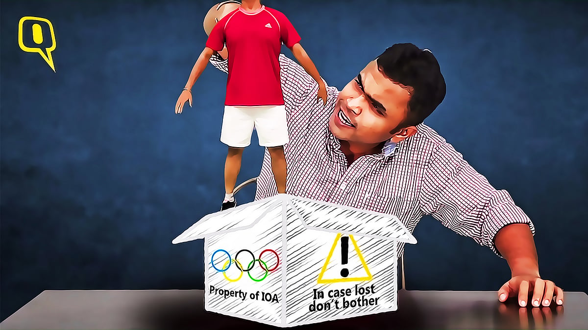 Unboxing the Indian Olympian. (Photo: Hardeep Singh/<b>The Quint</b>)