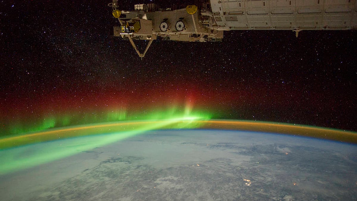 An astronaut looks down from the International Space Station at the mother planet. (Photo Courtesy: <a href="http://www.nasa.gov/mission_pages/station/images/index.html">NASA</a>)