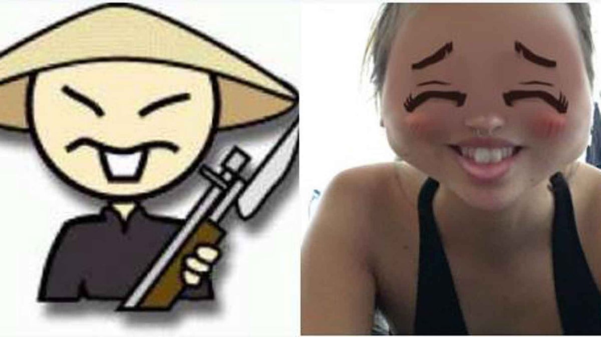  The Gook and a Snapchat user (Photo Courtesy: Twitter/<a href="https://twitter.com/tequilafunrise/status/763060616877608960">Tequilafunrise</a>)