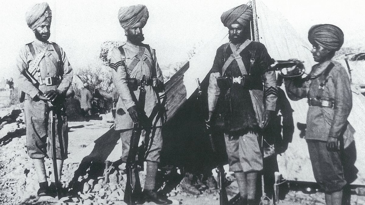 Men of the 36th Regiment in 1896. 