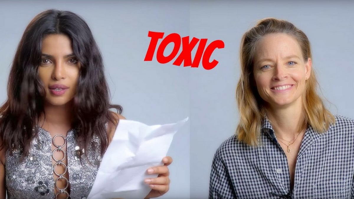  Priyanka Chopra and Jodie Foster reinterpret <i>Toxic </i>by Britney Spears. (Photo courtesy: YouTube, altered by <b>The Quint</b>) &nbsp;
