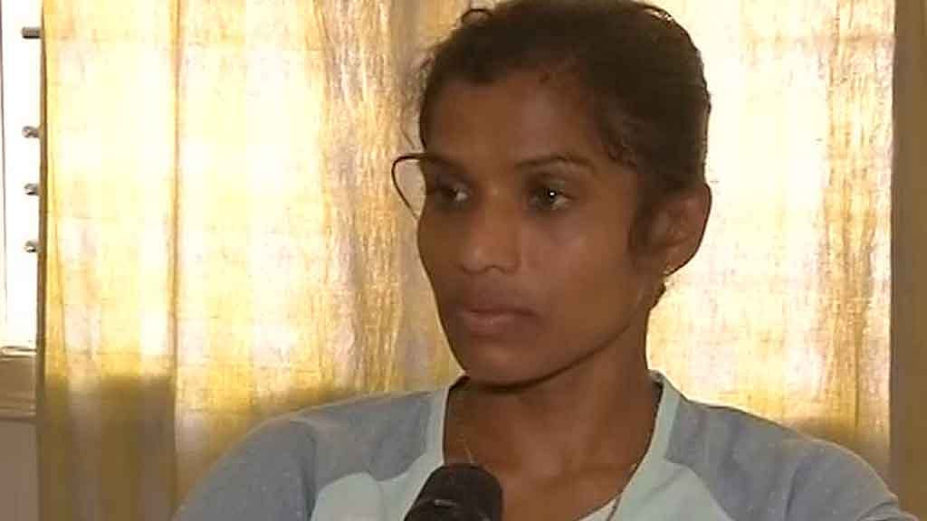 Jaisha Orchatteri Puthiya Veetil is India’s national record holder in the women’s marathon event. (Photo: ANI screengrab)