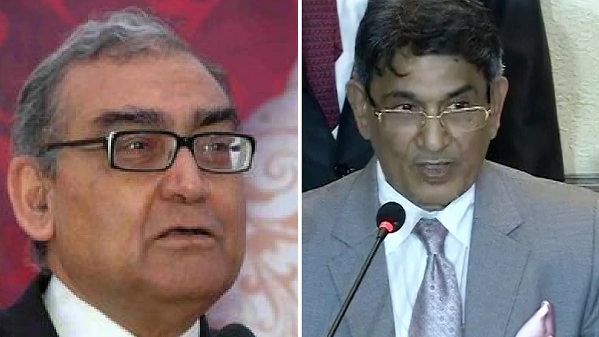 

Markandey Katju (L) and RM Lodha (R). (Photo: Twitter/ <a href="https://twitter.com/mkatju">Markandey Katju</a>/AP)