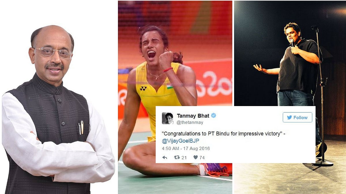 Tanmay Bhat ripped Sports Minister apart for his errors on Twitter (Photo: <b>The Quint</b>)