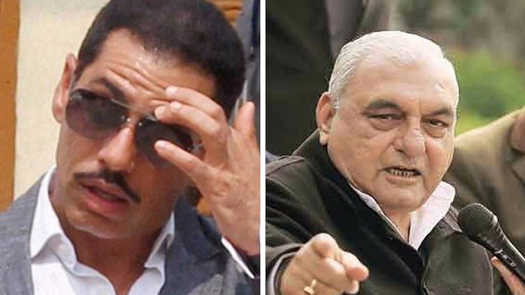The Dhingra commission gave its report regarding Robert Vadra and Bhupinder Singh Hooda on Wednesday. (Photo: <b>The Quint</b>)