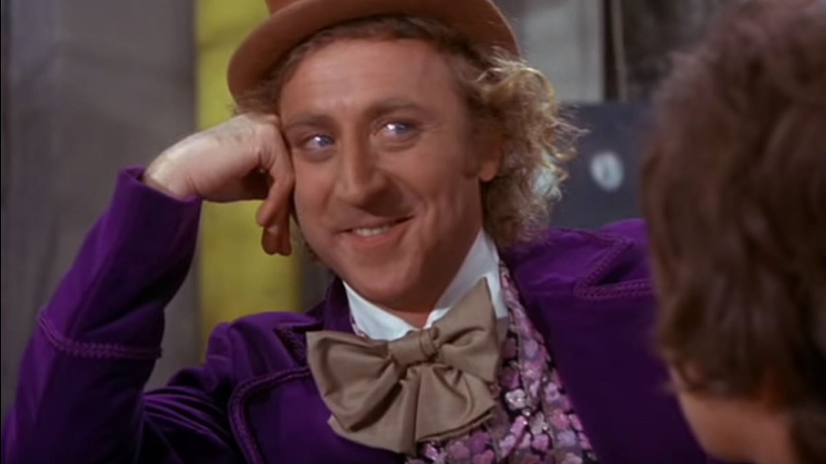 Gene Wilder as Willy Wonka in <i>Willy Wonka and the Chocolate Factory</i>. (Photo Courtesy: <a href="https://www.youtube.com/watch?v=7PJPJy00514">ChippyChopper</a>)