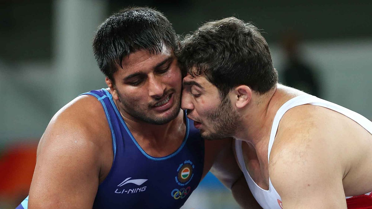 Hardeep Singh in action against&nbsp;Turkey’s Ildem Cenk at the Rio Olympics. (Photo: Reuters)