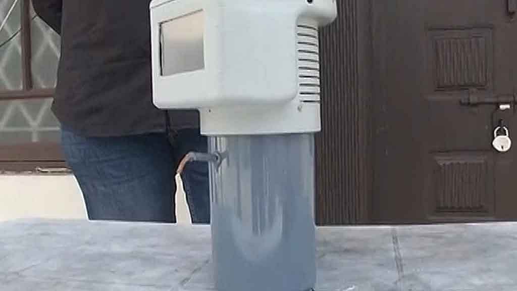 ‘Dewdrop’, it uses the moisture in the air to create the water. (Photo: ANI screengrab)