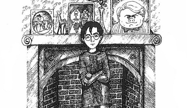 One of the sketches by Rowling. (Photo Courtesy: <a href="http://https://www.therowlinglibrary.com/2016/08/21/new-j-k-rowlings-handwritten-drawings-hidden-on-pottermore-website/">TheRowlingLibrary</a>)
