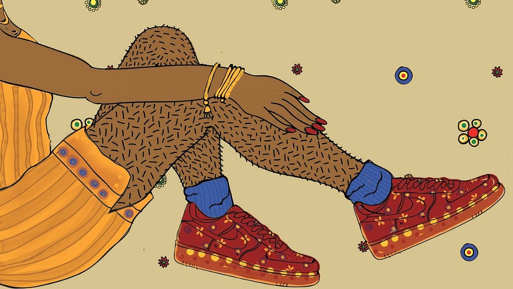 Ayqa Khan deliberately draws body hair on the characters in her illustrations to normalise it. (Photo: <a href="http://ayqaart.tumblr.com/tagged/ayqaart">Ayqa Khan</a>) 