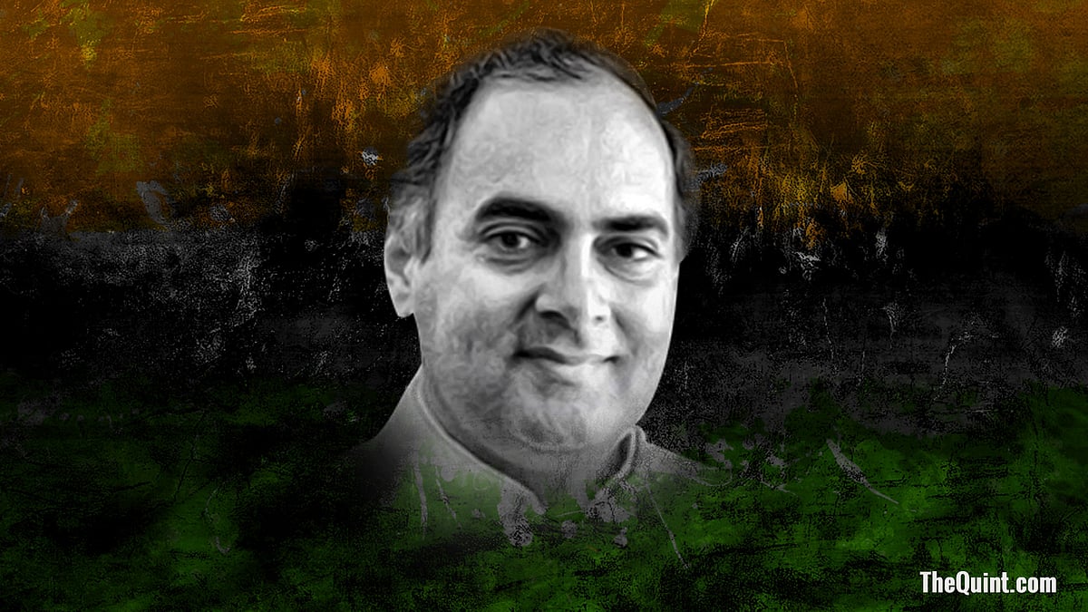 Rajiv Gandhi.