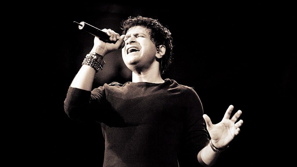 KK performs at a live concert.