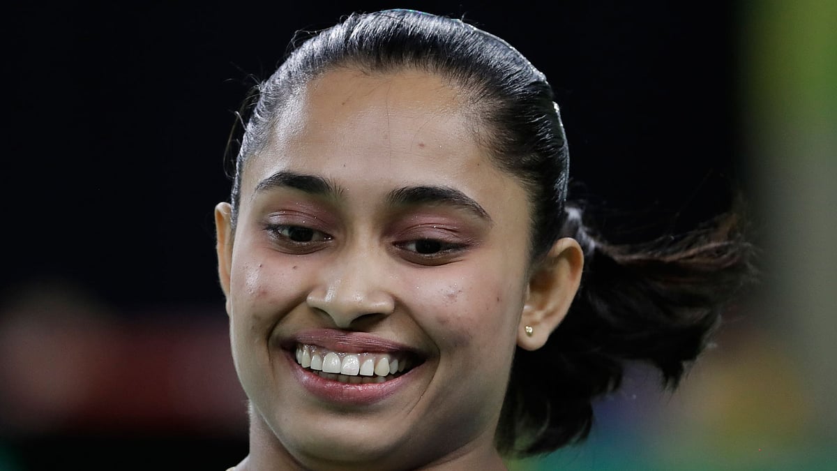 Dipa Karmakar missed a bronze medal by a whisker in the women’s vault finals at the Rio Games on Sunday.&nbsp;(Photo: AP)