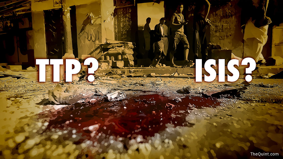 ISIS and TTP both claimed responsibility for the suicide bomb attack at a state-run hospital in Quetta in Pakistan. (Photo: Reuters/Altered by <b>The Quint</b>)