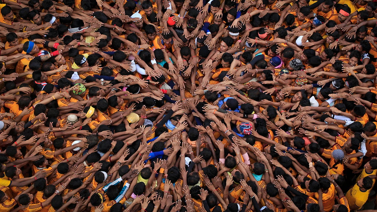 Go go go Govinda...! (Photo: Reuters)