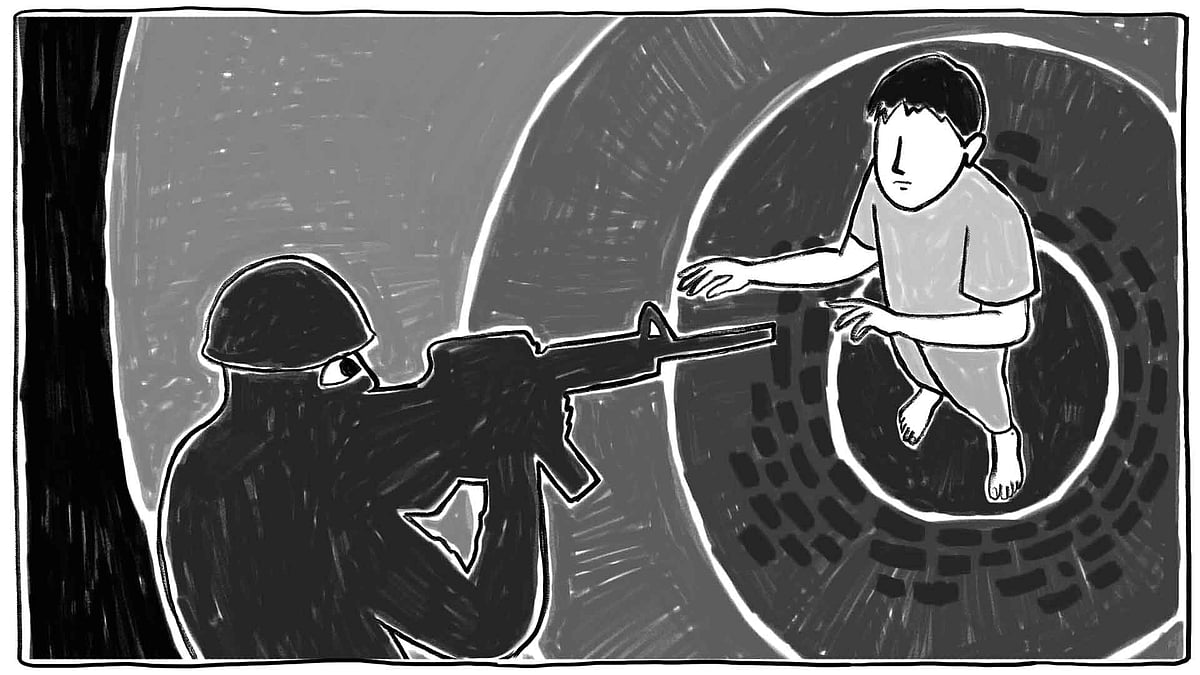Security forces are conducting raids at night and detaining children across Kashmir