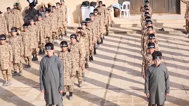 Child recruits of the Islamic State. (Photo: AP)