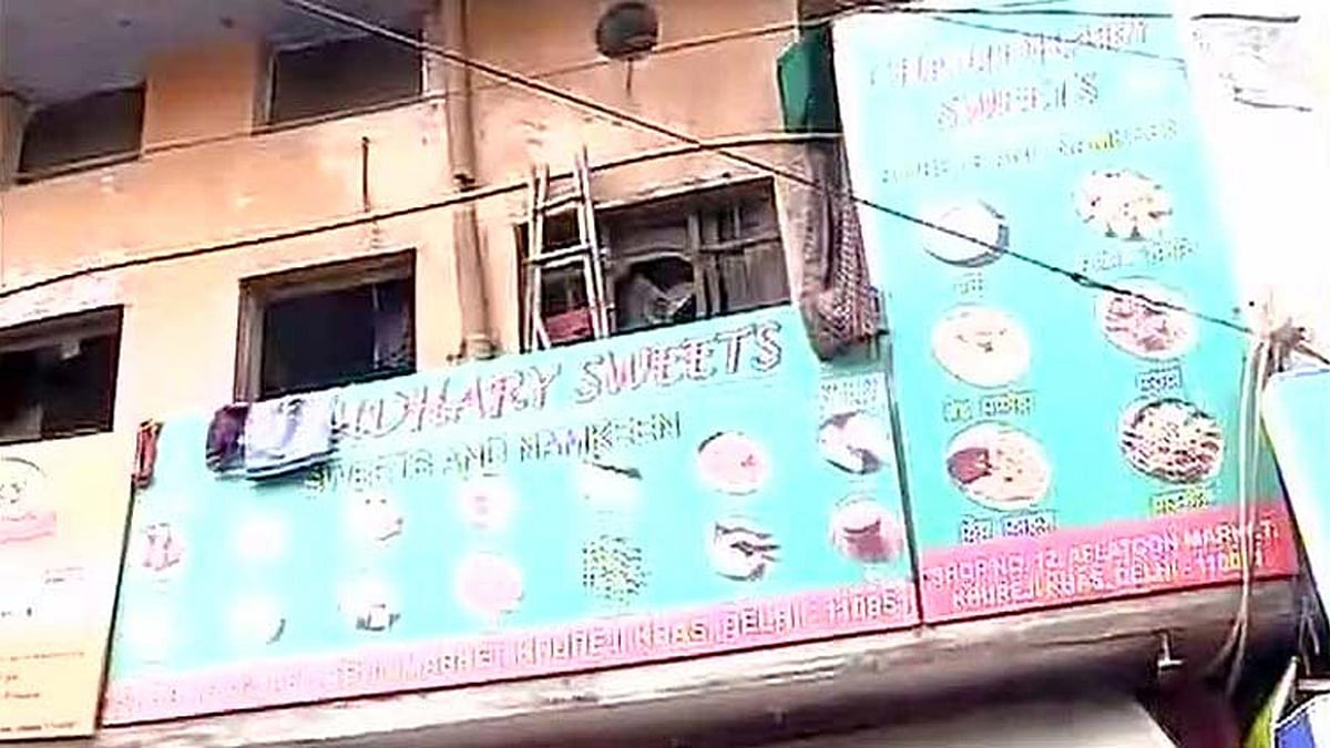 The incident took place in east Delhi’s Khureji area. (Photo: ANI)