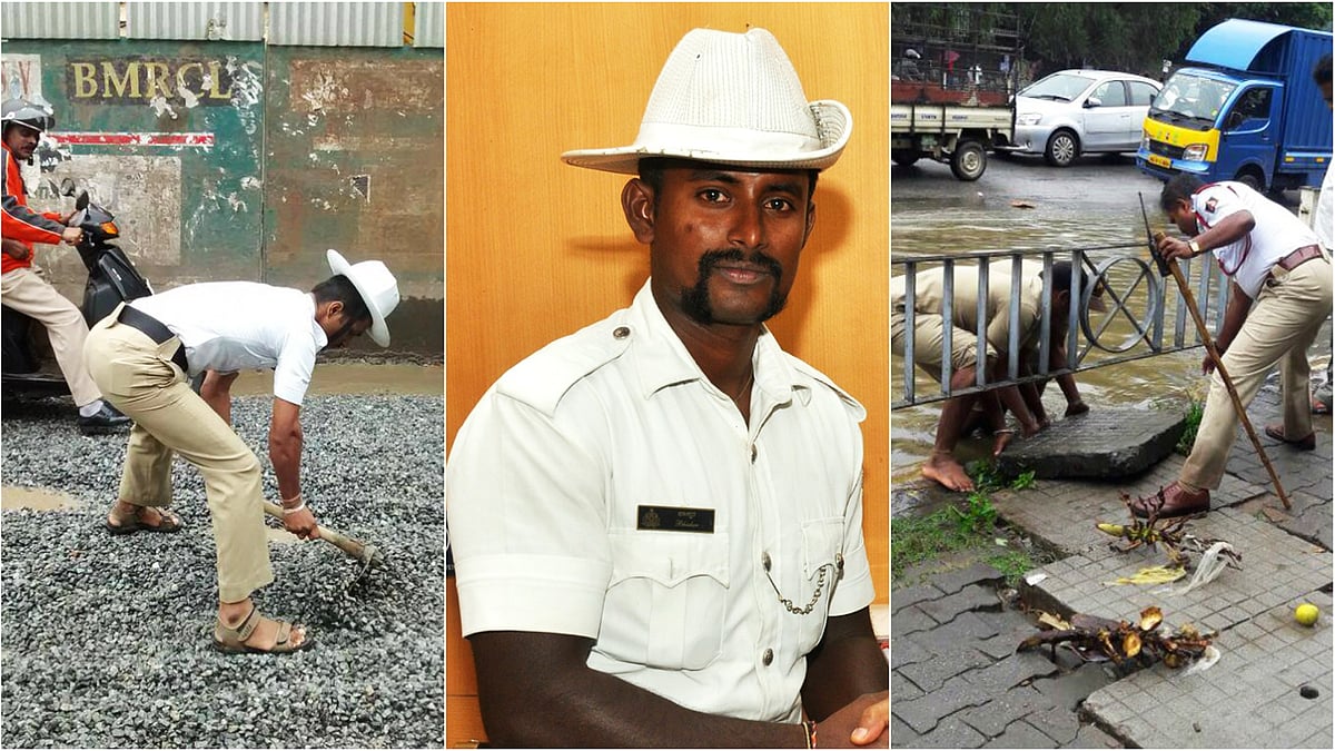 If the stories of corruption, apathy and ineptitude are all you read about policing in India, a few Karnataka cops offer a breather. (Photo: <b>The Quint</b>)