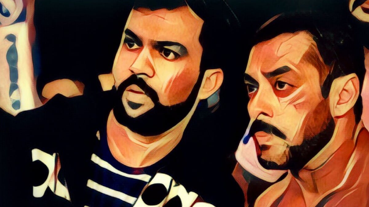 Salman Khan and <i>Sultan</i> director Ali Abbas Zafar get Prisma-ed. (Photo courtesy: Twitter/@aliabbaszafar)