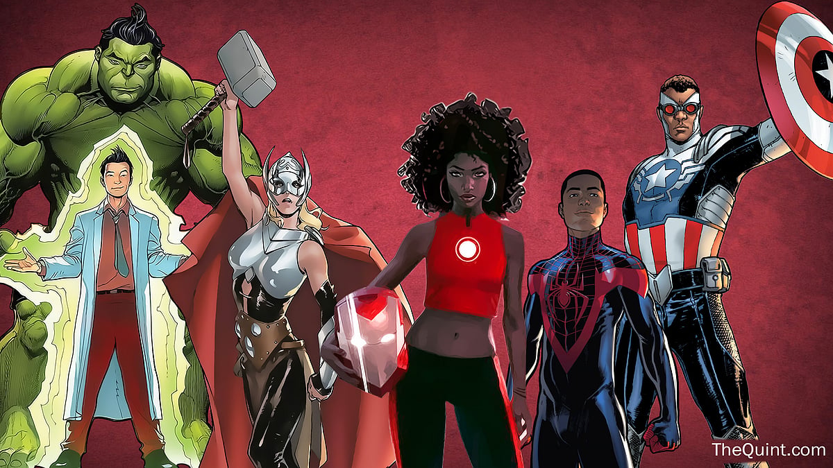 

The ‘All New All Different Marvel’ superhero ensemble gets full points for diversity.