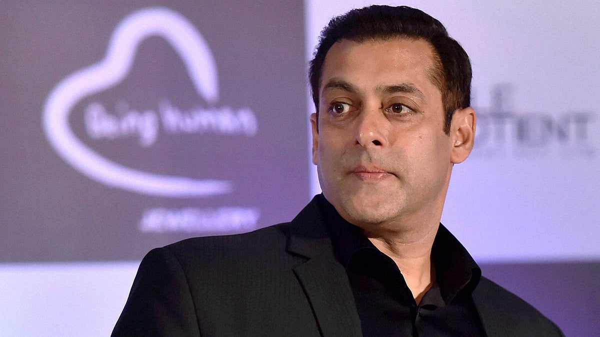 Actor Salman Khan at an event in New Delhi on Friday. (Photo: PTI)